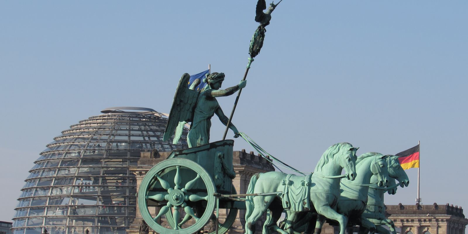Quadriga with Reichstag